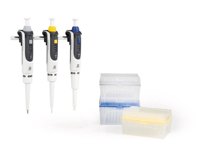 Brand Tek Kanallı, Ayarlanabilir , Dijital Mikropipet Seti 705892